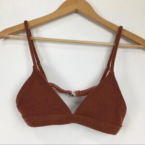 SHEIN Ribbed Bra Bikini Top